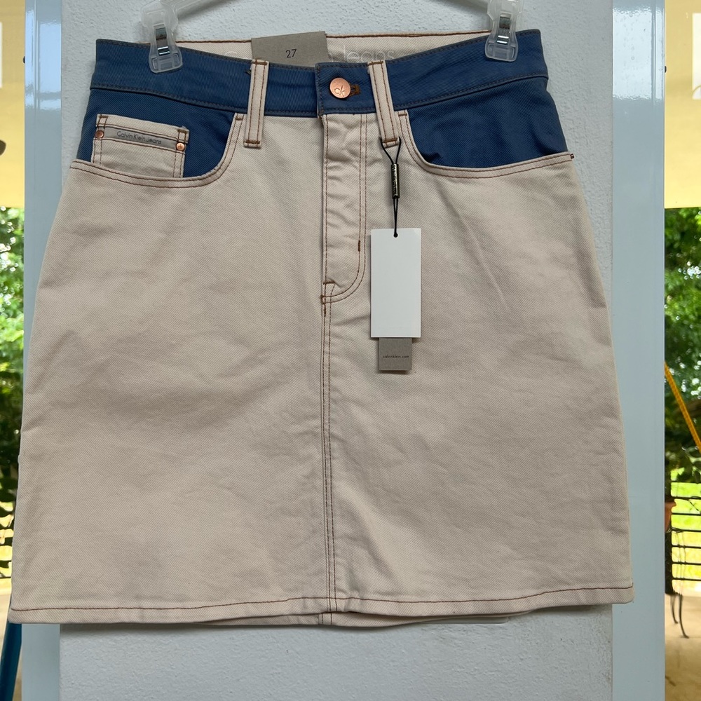 Calvin Klein Jean Skirt